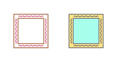 Unique Frame Icon Design vector