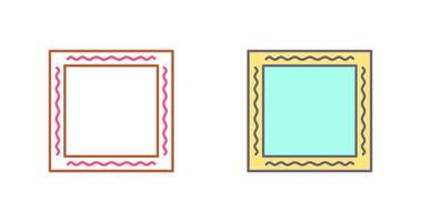 Unique Frame Icon Design vector