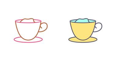 Creamy Coffee Icon Design vector