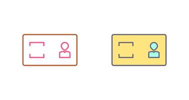 Unique Membership Card Icon Design vector