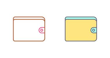 Unique Wallet Icon Design vector