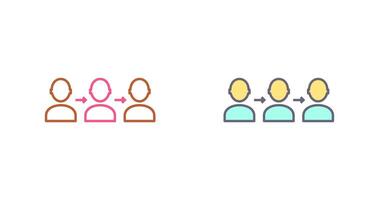 Unique Link Icon Design vector