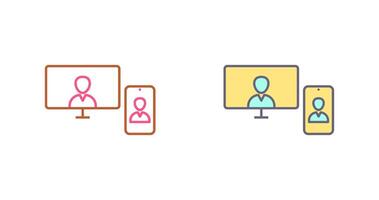 Unique Call Icon Design vector