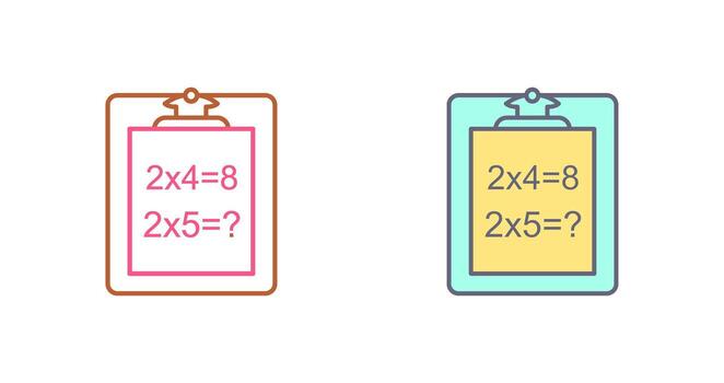 Unique Solving Question Icon Design vector