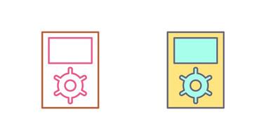 Unique Portfolio Management Icon Design vector