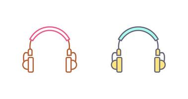 Unique Headphones Icon Design vector