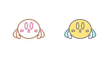Unique Game Character Icon Design vector