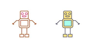 Unique Robot Icon Design vector