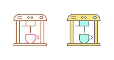 Unique Coffee Machine Icon Design vector