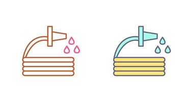 Unique Water Hose Icon Design vector