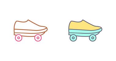 diseño de icono de patines vector