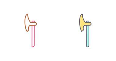 Unique Axe Icon Design vector