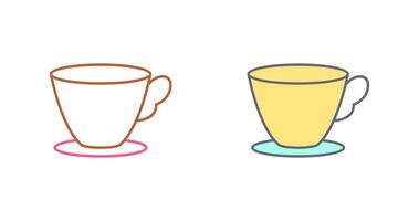 Tea Cup Icon Design vector