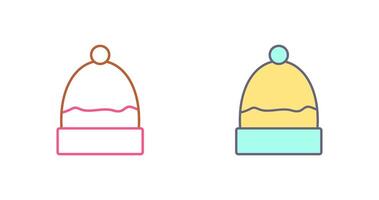 Warm Cap Icon Design vector