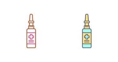 Nasal Spray Icon Design vector