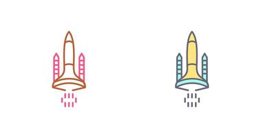 Space Shuttle Icon Design vector