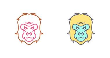 Gorilla Icon Design vector