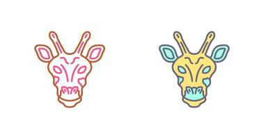 Giraffe Icon Design vector