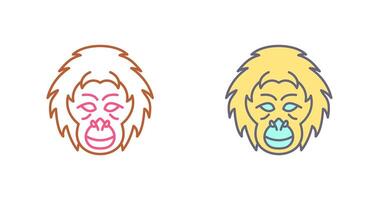 orangután icono diseño vector