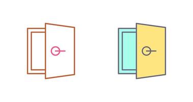 Door Icon Design vector