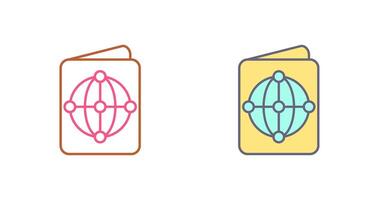 Passport Icon Design vector