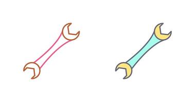 Spanner Icon Design vector