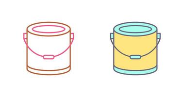 Paint Bucket Icon Design vector