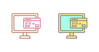 Online Payment Icon Design vector