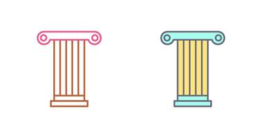 Pillar Icon Design vector