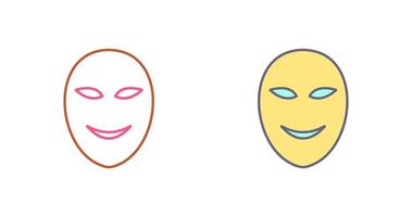 Ancient Face Mask Icon Design vector