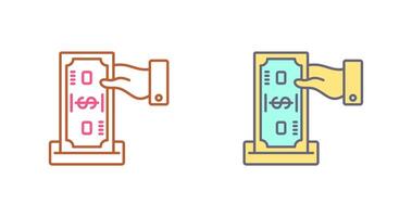 Deposit Icon Design vector