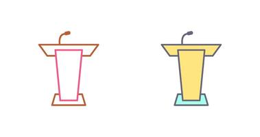 Podium Icon Design vector