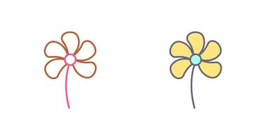 pequeño flores icono diseño vector