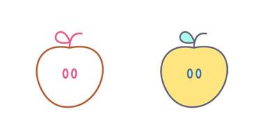 diseño de icono de manzanas vector