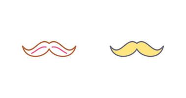 diseño de icono de bigote vector