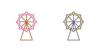 Ferris Wheel Icon Design vector