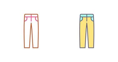 Men's Pants Icon Design vector