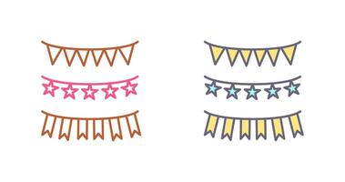 Garlands Icon Design vector