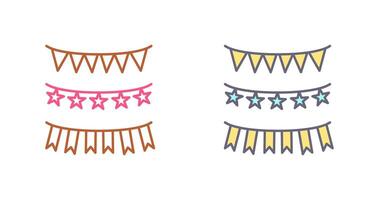 Garlands Icon Design vector