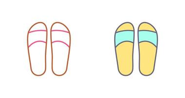 Slippers Icon Design vector