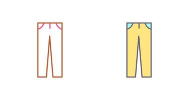 diseño de icono de pantalones vector