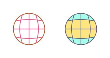 Globe Icon Design vector