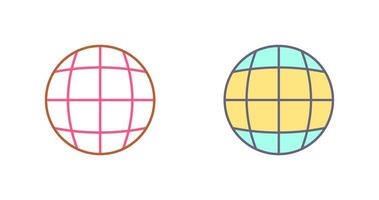 Globe Icon Design vector