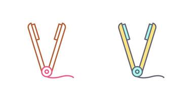 Straightener Icon Design vector