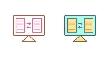 File Sharing Icon Design vector