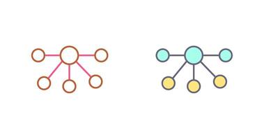 Nodes Icon Design vector