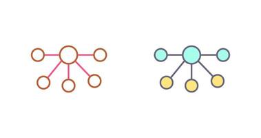 Nodes Icon Design vector