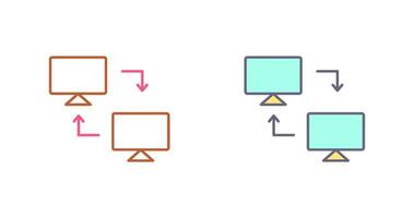 Sharing Systems Icon Design vector