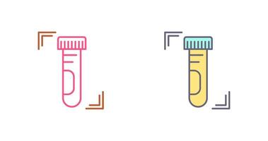 Test Tube Icon Design vector