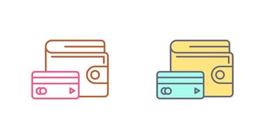 Wallet Icon Design vector